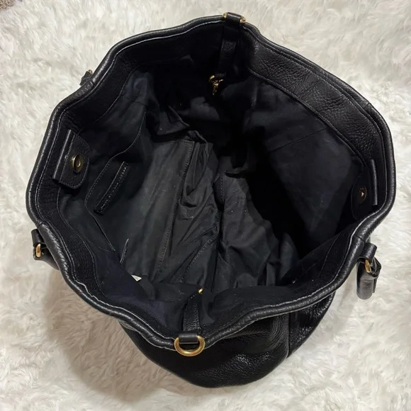 Marc by Marc Jacobs Pebbled Shoulder Bag in Black
